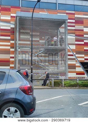 Sheffield, Uk - 19th March 2019: Tesco Extra - Savile Street - Is Closed By Police Due To A Major In