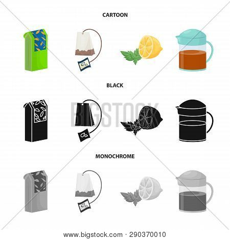 Vector Design Of Healthy And Floral  Logo. Collection Of Healthy And Gradient Vector Icon For Stock.