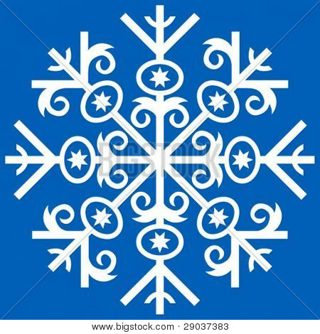 decoratieve sneeuwvlok