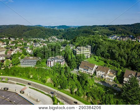 Aerial Photo Of Gummersbach, A Town In Germany