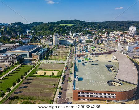Aerial Photo Of Gummersbach, A Town In Germany