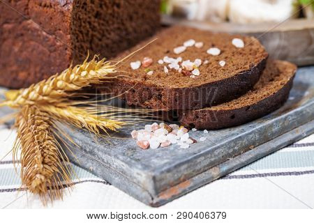 Freshly baked traditional bread