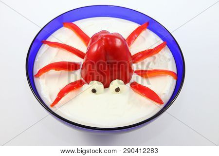 Pepper - Octopus, Isolated On White A Background