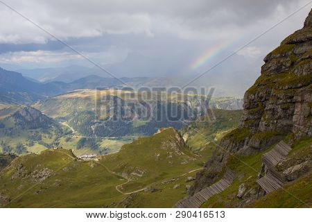 Dolomites, Italy - View From Sass Pordoi, Arabba-marmolada, Val Di Fassa