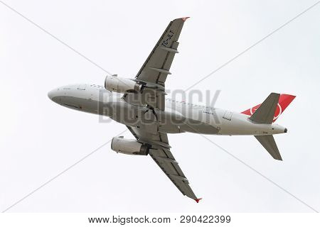 Airplane Takeoff From Airport