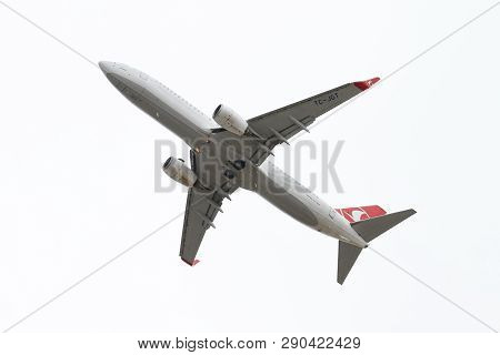 Airplane Takeoff From Airport