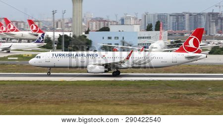 Airplane Takeoff From Airport