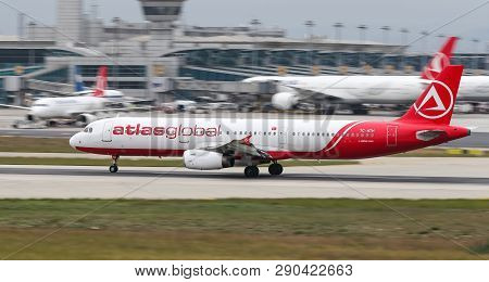 Airplane Takeoff From Airport