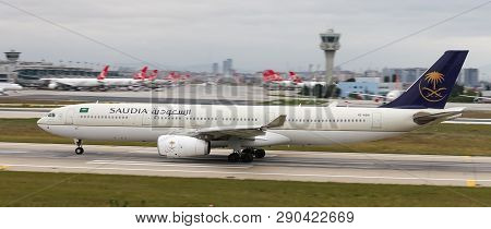 Airplane Takeoff From Airport