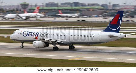 Airplane Takeoff From Airport