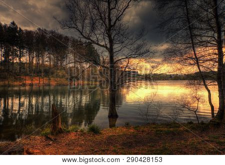 The Bruchers Dam In Marienheide. Fantasy Composing.
