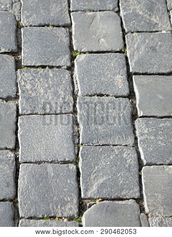Cobblestones Of Square Of Saint Peter In The Vatican City Called