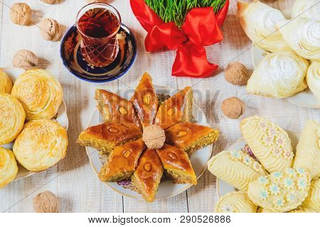 Novruz. Azerbaijani Traditions. New Year. Selective Focus.
