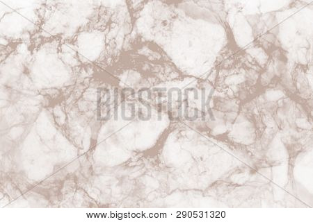 Brown Marbletexture Shot Through With Subtle White Veining (natural Pattern For Backdrop Or Backgrou
