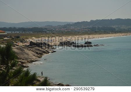 Wonderful Foxos Beach At La Lanzada In Noalla. Nature, Architecture, History, Travel. August 19, 201