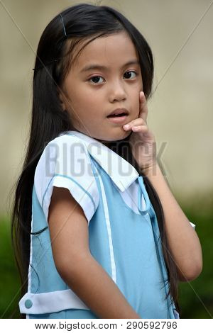 A Serious Girl Student