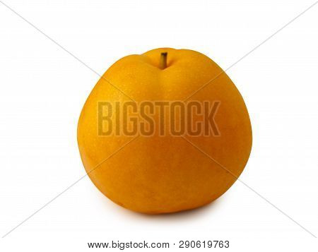Snow Pear Fruit Isolated On White Background.(this Has Clipping Path)