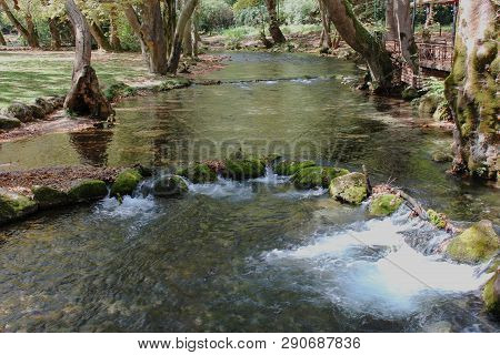 Agios Nikolaos Park Naousa Greece Europe