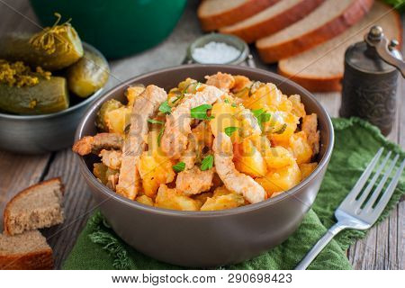 Azu - Pork Stew With Potatoes And Pickled Cucumbers, Horizontal
