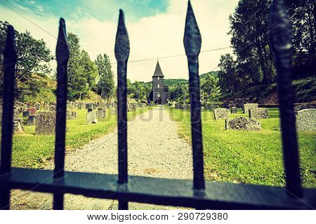 Hamre Church, Island Osteroy Norway Hordaland County
