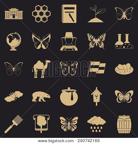 Crum Icons Set. Simple Set Of 25 Crum Vector Icons For Web For Any Design