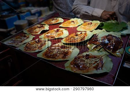 Paan, Meaning Leaf, Is A Preparation Combining Betel Leaf With Areca Nut Widely Consumed In India. I