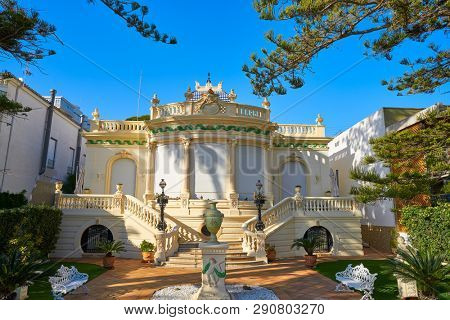 Villa Victoria herritage houses in Benicassim shoreline of Castellon Spain also Benicasim