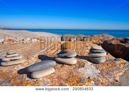 La Llosa playa beach in Castellon of Spain at Mediterranean sea
