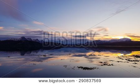 The Beautiful Tongue Lake In Scotland, Uk.