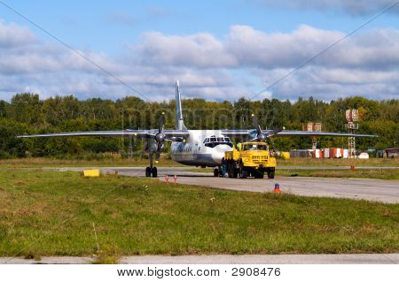 Aeroplane In Tow