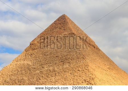Pyramid Of Khafre Or Of Chephren Is The Second-tallest And Second-largest Of The Ancient Egyptian Py