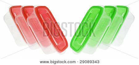 Plastik kaplar