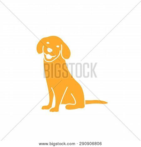 Dog Silhouette Vector. Dog Logo Icon Template