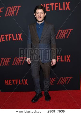 LOS ANGELES - MAR 18:  Iwan Rheon arrives for the Netflix 'The Dirt' Premiere on March 18, 2019 in Hollywood, CA                