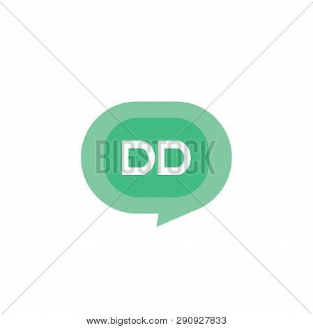 Initial Letter Logo Dd Template Vector Design