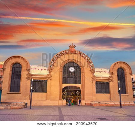Tarragona Mercado Publico central market in Catalonia modernist style