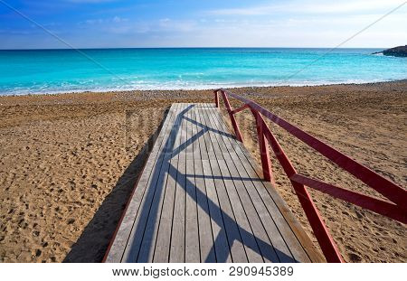 Vinaroz Playa del Forti beach in Castellon of Spain also Vinaros