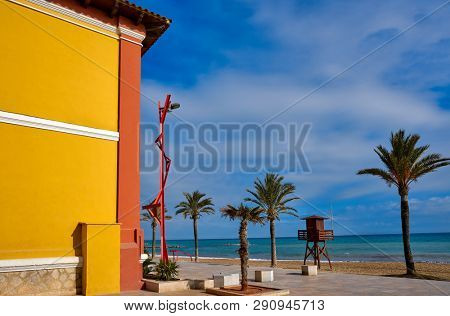 Vinaroz Playa del Forti beach in Castellon of Spain also Vinaros