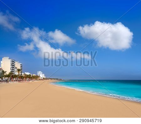 Vinaroz Playa del Forti beach in Castellon of Spain also Vinaros
