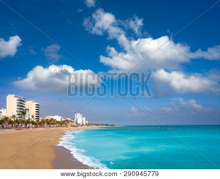 Vinaroz Playa del Forti beach in Castellon of Spain also Vinaros
