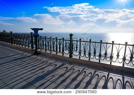 Tarragona Balcony of Europe at sunrise in Catalonia