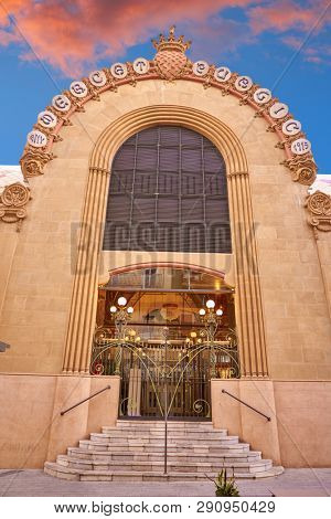 Tarragona Mercado Publico central market in Catalonia modernist style