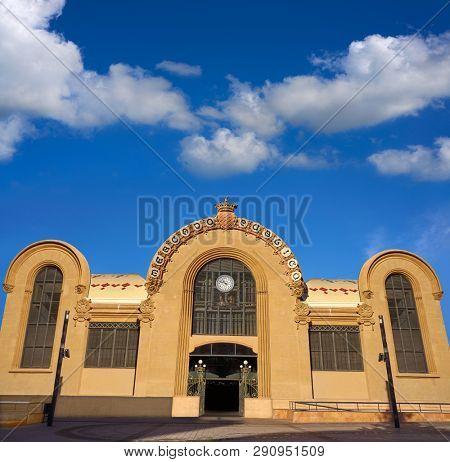 Tarragona Mercado Publico central market in Catalonia modernist style