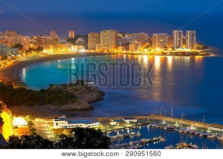 Oropesa de Mar beach La Concha sunset playa in Castellon Spain