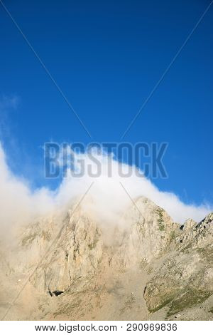 Peaks in Oza Valley, Pyrenees, Spain.