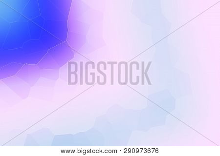 Multicolor Purple, Pink Polygonal Illustration, Which Consist Of Triangles. Geometric Background In