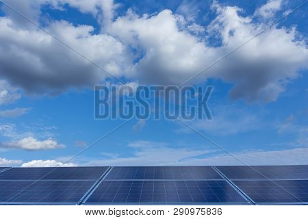 Solar Panel, Alternative Electricity Source - Concept Of Sustainable Resources, And This Is A New Sy