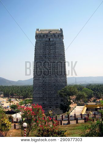 High Tower Gopura Of Shiva In Murudeshvar