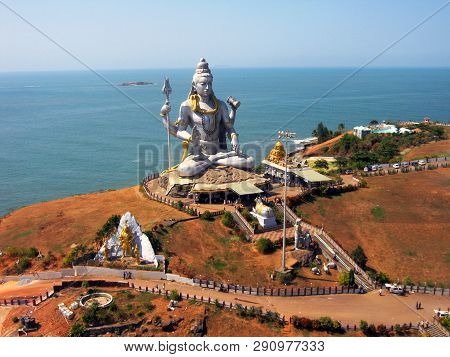 Statue Of Shiva In Murudeshvar, Karnataka, India