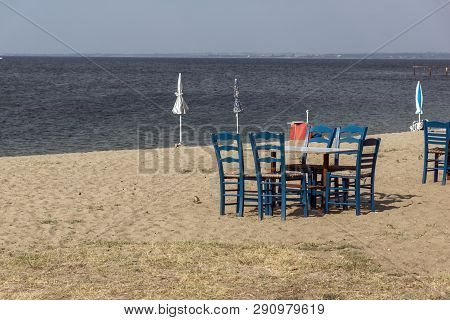 Amazing Seascape Of Gea Beach At Sithonia Peninsula, Chalkidiki, Central Macedonia, Greece